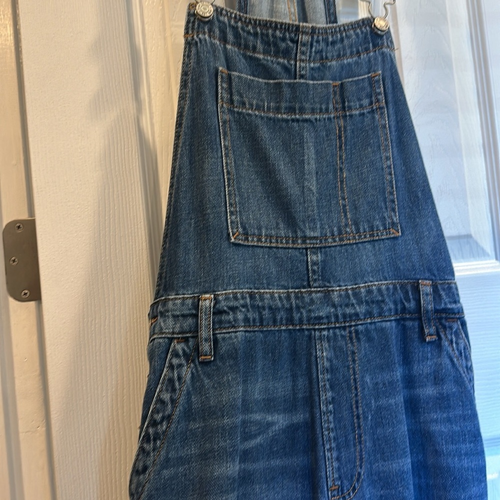 Small Gap Overalls. Straight Leg, Button Closures - image 2